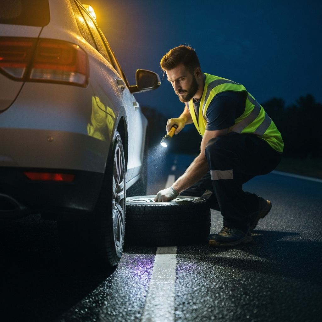 7/24 Gece Lastik Yol Yardim